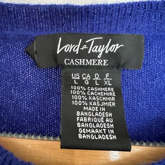 Lord and Taylor 100% Cashmere Sweater S - Picture 2 of 5